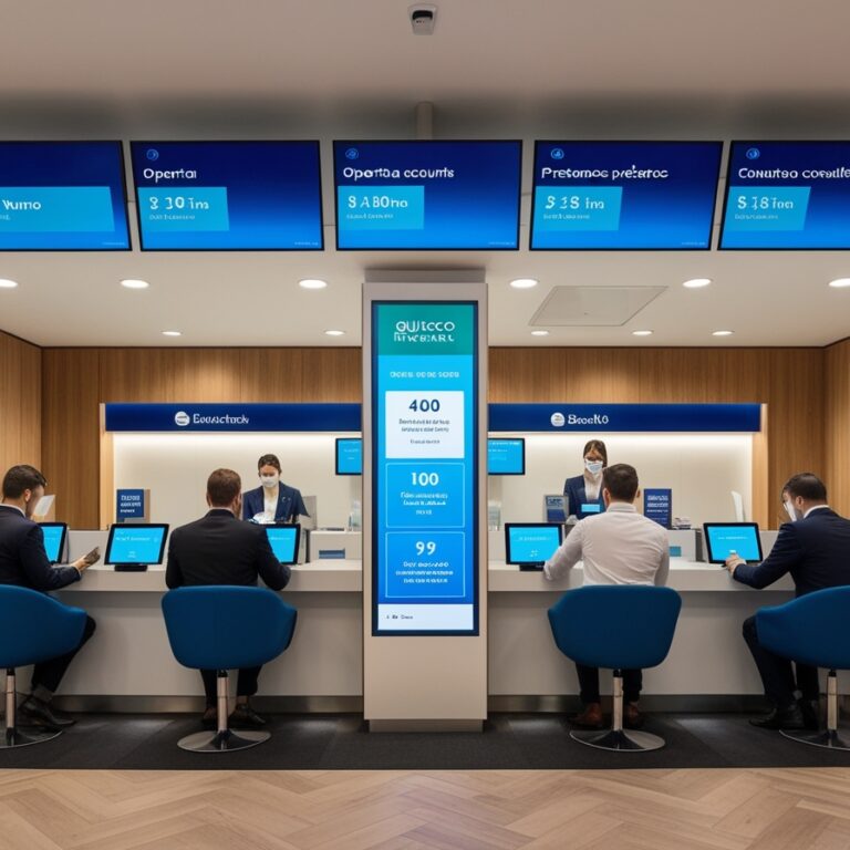 Queue Management in the Financial Sector