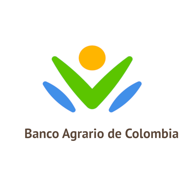 Icono del Banco Agrario de Colombia, un ejemplo de atención financiera por videollamada.