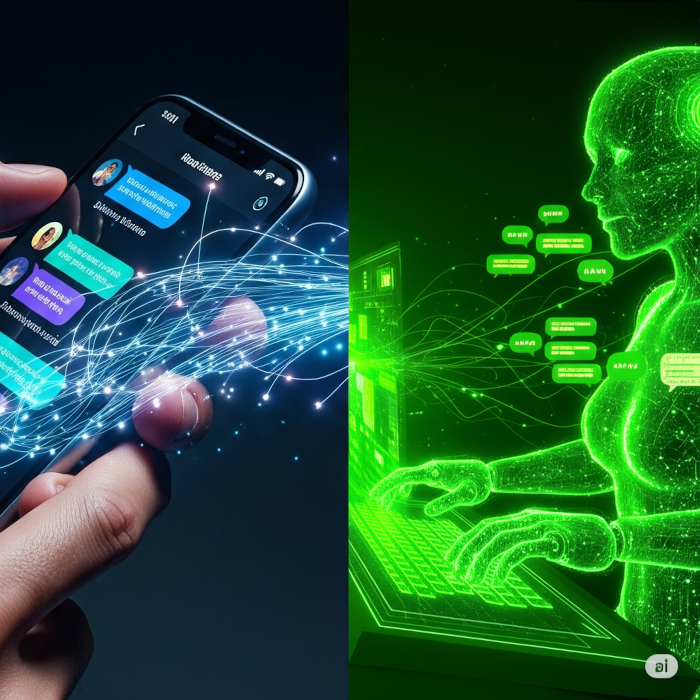 Conversación automatizada en WhatsApp con un chatbot de Qanty.