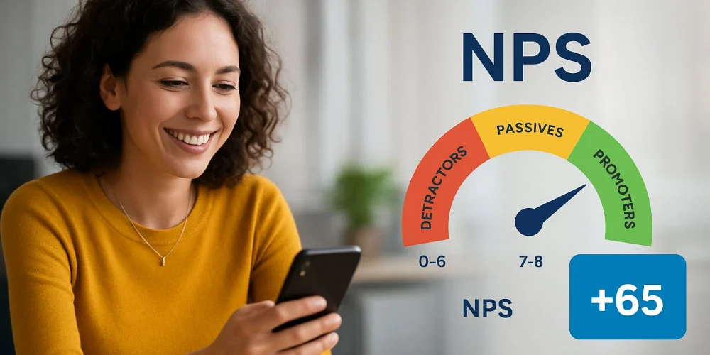 Customer satisfaction concept with NPS