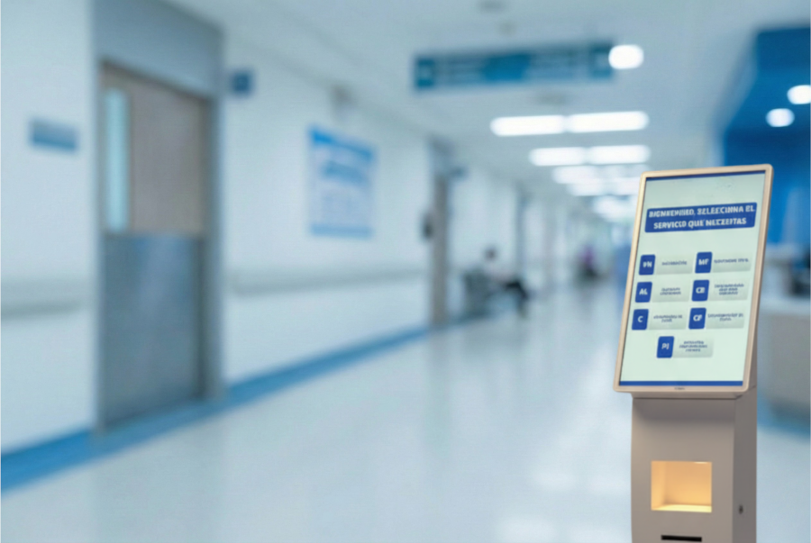 User-friendly Qanty kiosk interface.