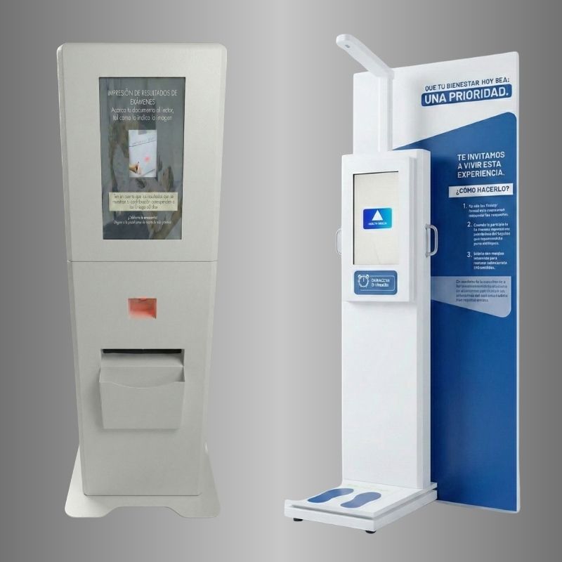 Kiosco de ayudas diagnósticas con variante biométrica