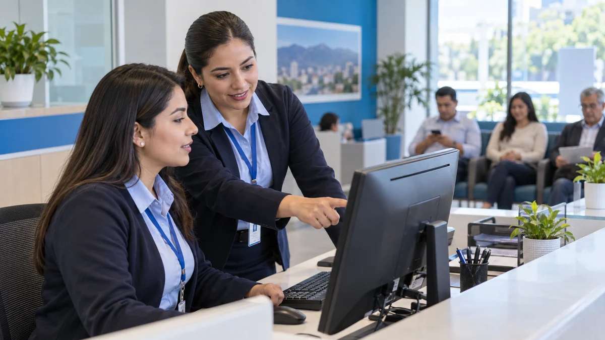 Equipo coordinando la atención de clientes