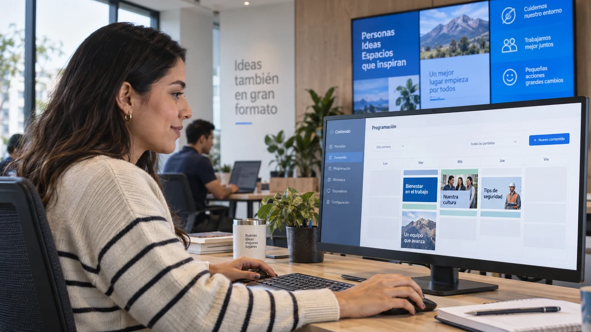 Señalización digital para informar y orientar a sus clientes